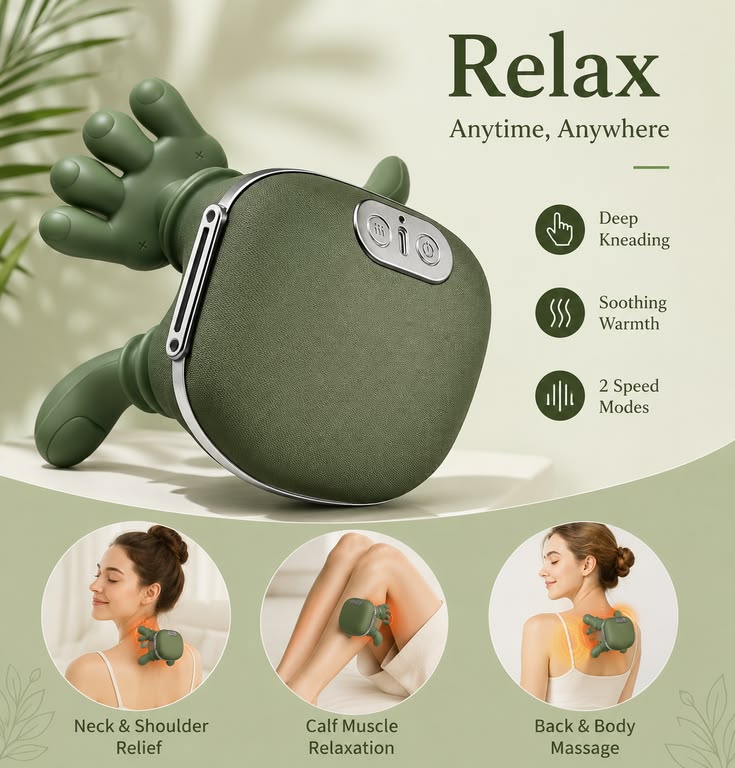 Neck and Back Massager for Pain Relief Deep Tissue